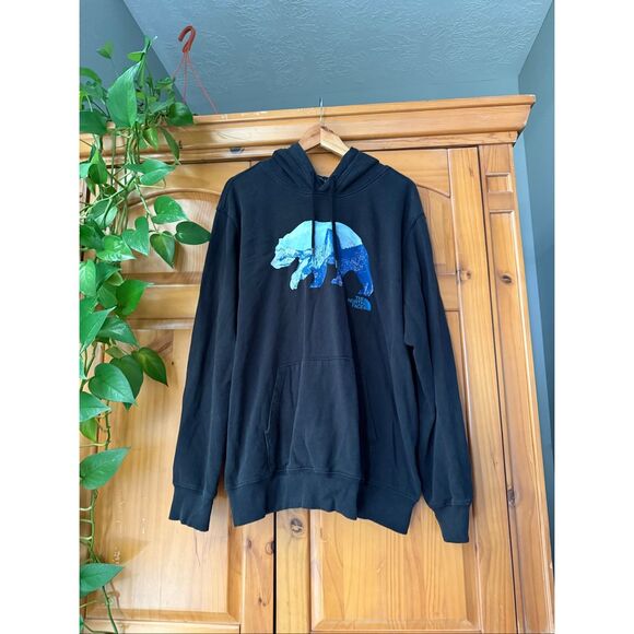 The North Face Men’s Bear Graphic Hoodie – Gray, XL - Picture 1 of 9